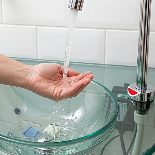 Produto desenvolvido pela H2TEC para utilização onde há necessidade de reduzir o consumo de água e evitar a contaminação cruzada, principalmente em ambientes públicos, diminuindo a probabilidade da contaminação pela COVID-19.