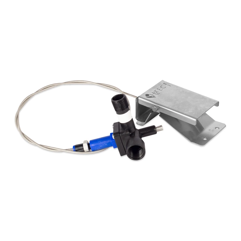 Pedal mecânico H2TEC com cabo e válvula